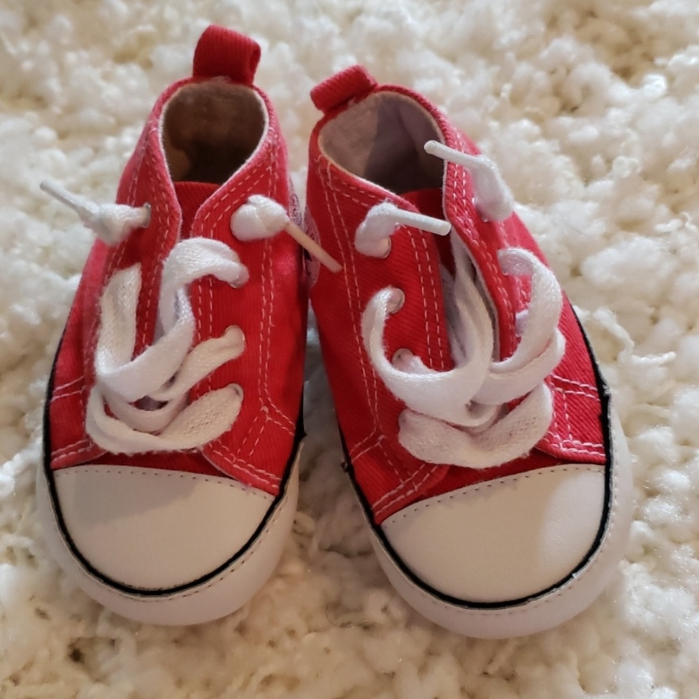 Red Converse Baby 3 6 9 12